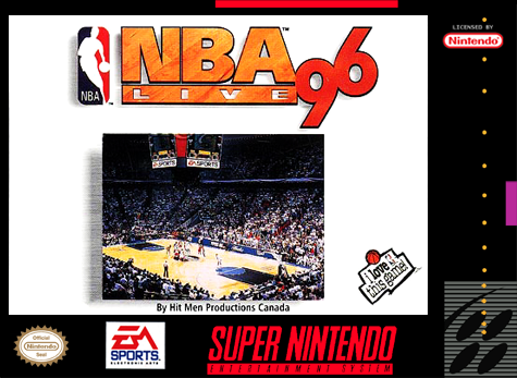 NBA Live 96 - SNES - Nintendo Super Nintendo Entertainment System - Packshots