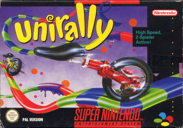 Unirally - SNES - Nintendo Super Nintendo Entertainment System