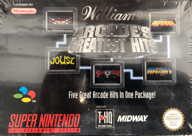 Williams Arcade's Greatest Hits - SNES - Nintendo Super Nintendo Entertainment System