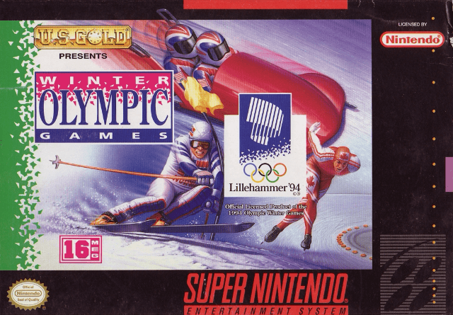 Winter Olympic Games: Lillehammer '94 - SNES - Nintendo Super Nintendo Entertainment System