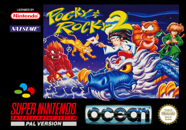 Pocky & Rocky 2 - SNES - Nintendo Super Nintendo Entertainment System