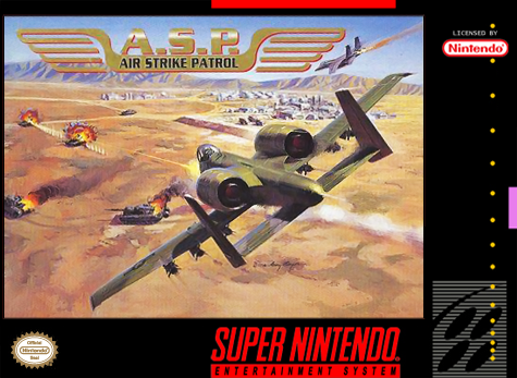 A.S.P. Air Strike Patrol - SNES - Nintendo Super Nintendo Entertainment System