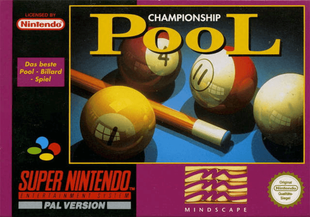 Championship Pool - SNES - Nintendo Super Nintendo Entertainment System