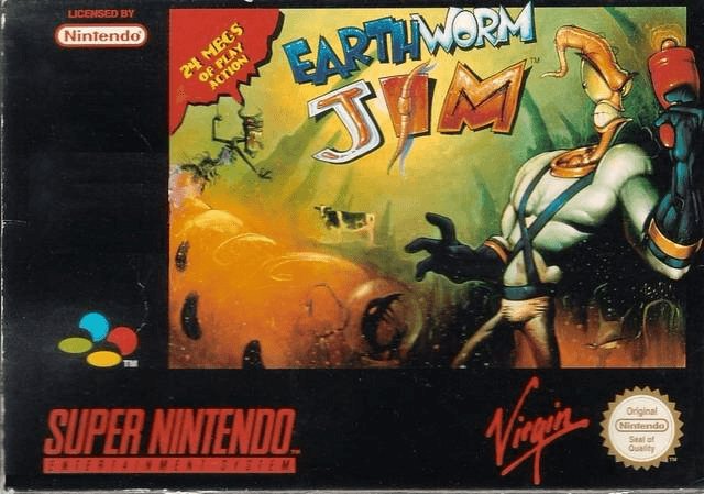 Earthworm Jim - SNES - Nintendo Super Nintendo Entertainment System
