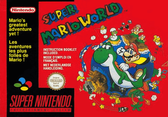 Super Mario World - SNES - Nintendo Super Nintendo Entertainment System - Packshots
