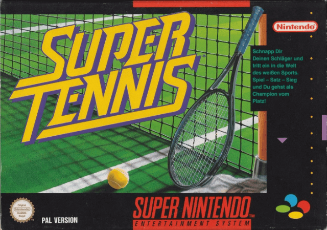 Super Tennis - SNES - Nintendo Super Nintendo Entertainment System