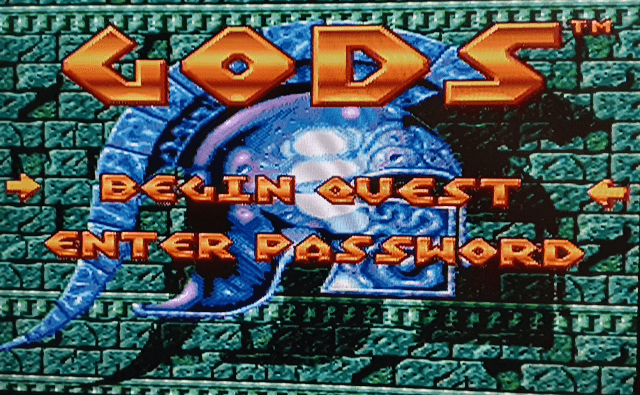 Gods - SNES - Nintendo Super Nintendo Entertainment System - Titles