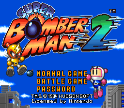 Super Bomberman 2 - SNES - Nintendo Super Nintendo Entertainment System - Titles