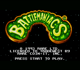 Battletoads in Battlemaniacs - SNES - Nintendo Super Nintendo Entertainment System - Titles