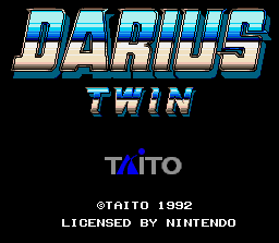 Darius Twin - SNES - Nintendo Super Nintendo Entertainment System - Titles