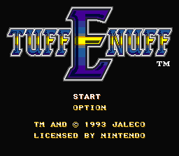 Tuff E Nuff - SNES - Nintendo Super Nintendo Entertainment System - Titles