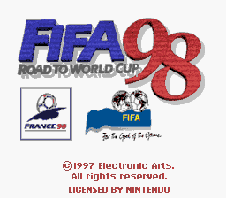 FIFA: Road to World Cup 98 - SNES - Nintendo Super Nintendo Entertainment System - Titles