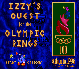 Izzy's Quest for the Olympic Rings - SNES - Nintendo Super Nintendo Entertainment System - Titles