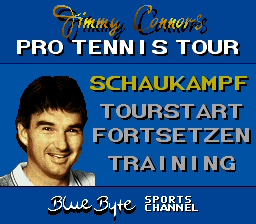 Jimmy Connors Pro Tennis Tour - SNES - Nintendo Super Nintendo Entertainment System - Titles
