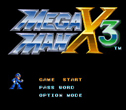 Mega Man X3 - SNES - Nintendo Super Nintendo Entertainment System - Titles