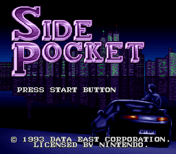 Side Pocket - SNES - Nintendo Super Nintendo Entertainment System - Titles