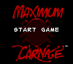 Spider-Man & Venom: Maximum Carnage - SNES - Nintendo Super Nintendo Entertainment System - Titles