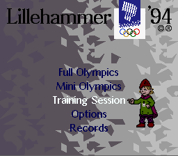 Winter Olympics: Lillehammer '94 - SNES - Nintendo Super Nintendo Entertainment System - Titles