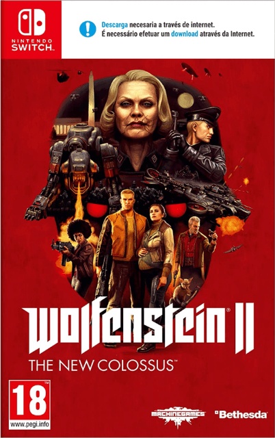 Wolfenstein II: The New Colossus - SWITCH - Nintendo Switch - Packshots
