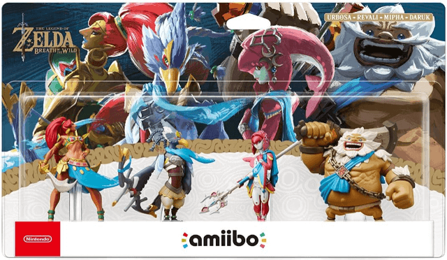 Amiibo Recken (Urbosa, Revali, Mipha, Daruk) - SWITCH - Nintendo Switch - Packshots