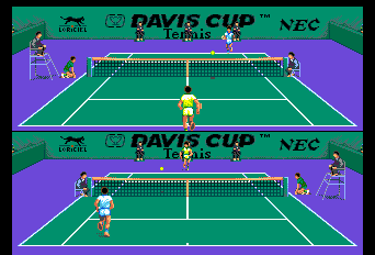 Davis Cup Tennis - TG16 - NEC Turbo Grafx TurboChip - Ingames