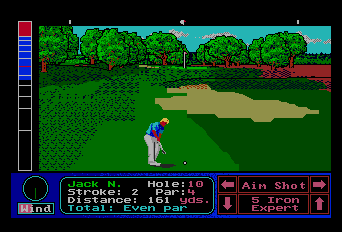 Jack Nicklaus: Turbo Golf - TG16 - NEC Turbo Grafx TurboChip - Ingames