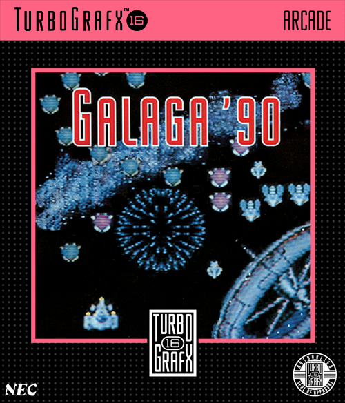 Galaga '90 - TG16 - NEC Turbo Grafx TurboChip