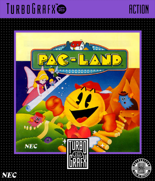 Pac-Land - TG16 - NEC Turbo Grafx TurboChip