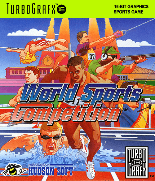 World Sports Competition - TG16 - NEC Turbo Grafx TurboChip