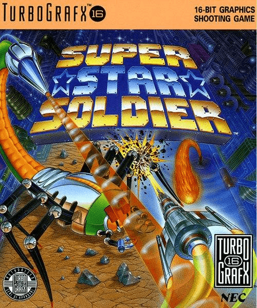 Super Star Soldier - TG16 - NEC Turbo Grafx TurboChip