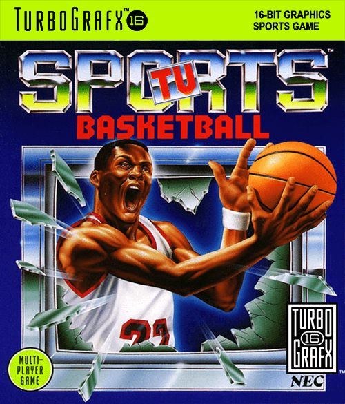TV Sports Basketball - TG16 - NEC Turbo Grafx TurboChip