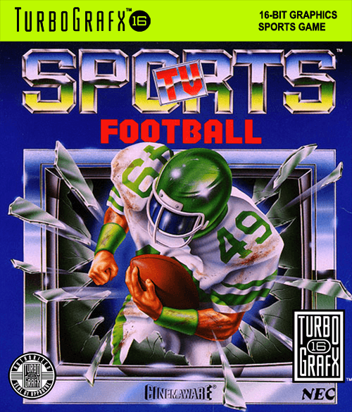 TV Sports Football - TG16 - NEC Turbo Grafx TurboChip