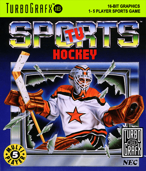 TV Sports Hockey - TG16 - NEC Turbo Grafx TurboChip