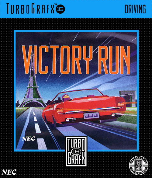 Victory Run - TG16 - NEC Turbo Grafx TurboChip