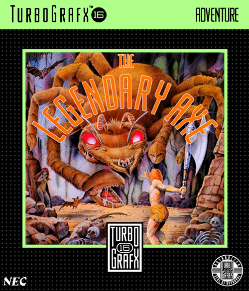 The Legendary Axe - TG16 - NEC Turbo Grafx TurboChip
