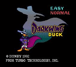 Disney's Darkwing Duck - TG16 - NEC Turbo Grafx TurboChip - Titles
