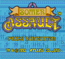 Somer Assault - TG16 - NEC Turbo Grafx TurboChip - Titles