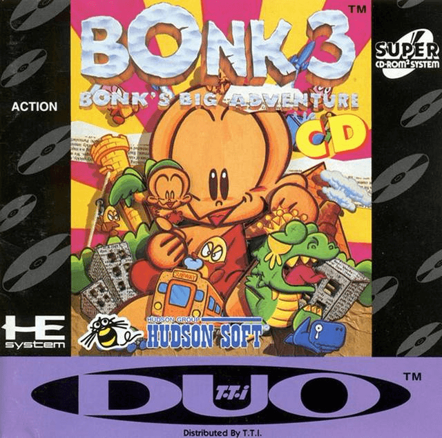 Bonk 3: Bonk's Big Adventure CD - TGSCD - NEC Turbo Grafx Super CD-ROM²