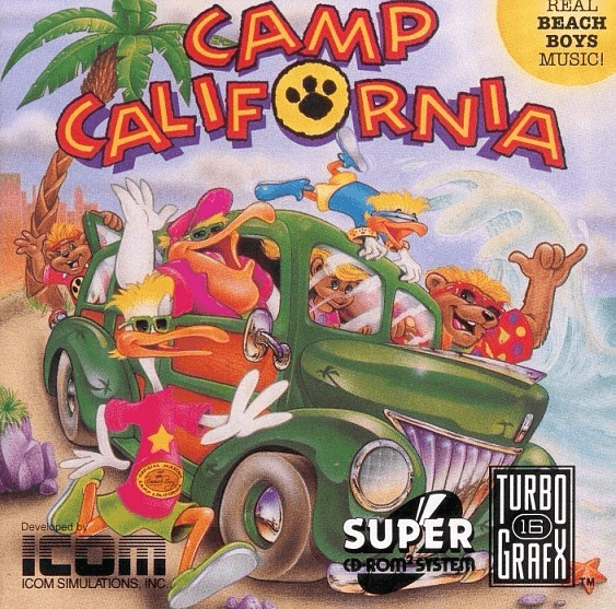 Camp California - TGSCD - NEC Turbo Grafx Super CD-ROM² - Packshots