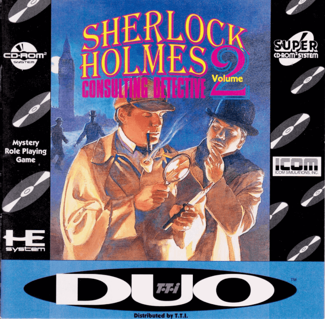 Sherlock Holmes Consulting Detective Volume 2 - TGSCD - NEC Turbo Grafx Super CD-ROM²