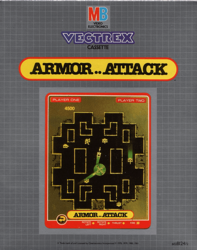 Armor..Attack - VECTREX - MB Vectrex