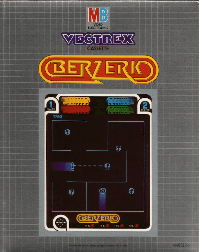 Berzerk - VECTREX - MB Vectrex
