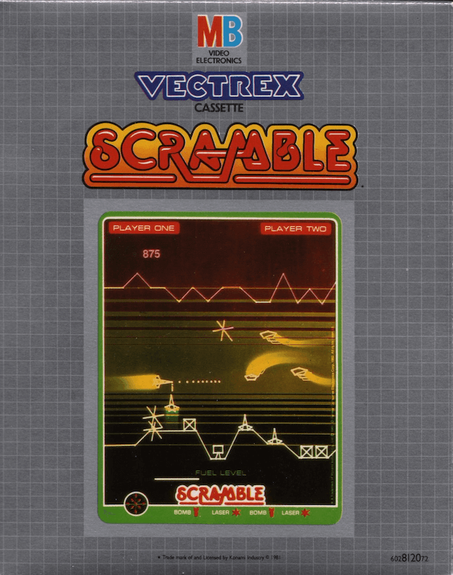 Scramble - VECTREX - MB Vectrex
