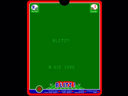 Blitz! - VECTREX - MB Vectrex - Titles