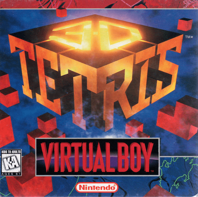 3-D Tetris - VIRTUALBOY - Nintendo Virtual Boy