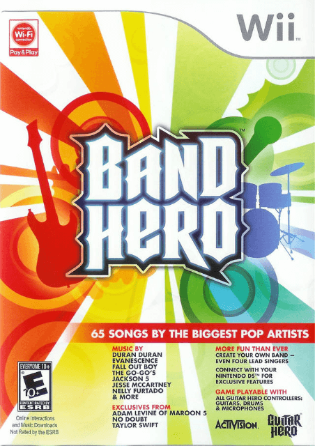 Band Hero - WII - Nintendo Wii - Packshots