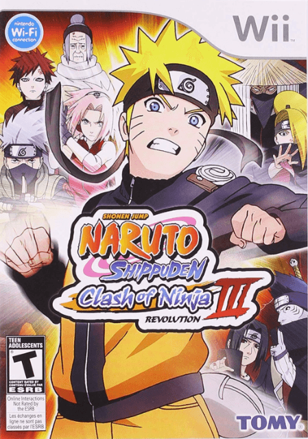 Naruto Shippuden: Clash of Ninja Revolution III - WII - Nintendo Wii
