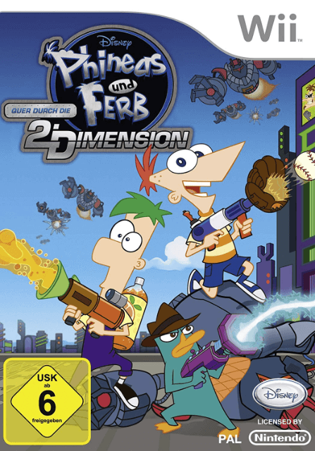 Phineas und Ferb - Quer durch die 2. Dimension - WII - Nintendo Wii
