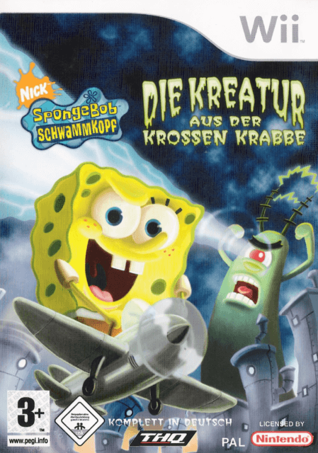 SpongeBob Schwammkopf: Die Kreatur aus der Krossen Krabbe - WII - Nintendo Wii