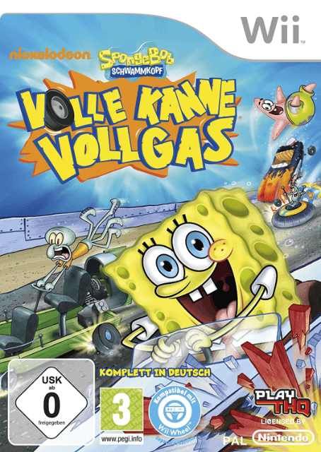 SpongeBob Schwammkopf: Volle Kanne Vollgas - WII - Nintendo Wii